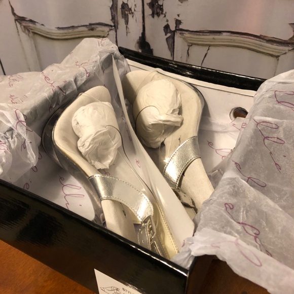 Ellie Shoes Competition Women's Clear Heeled Sandal - Picture 7 of 8